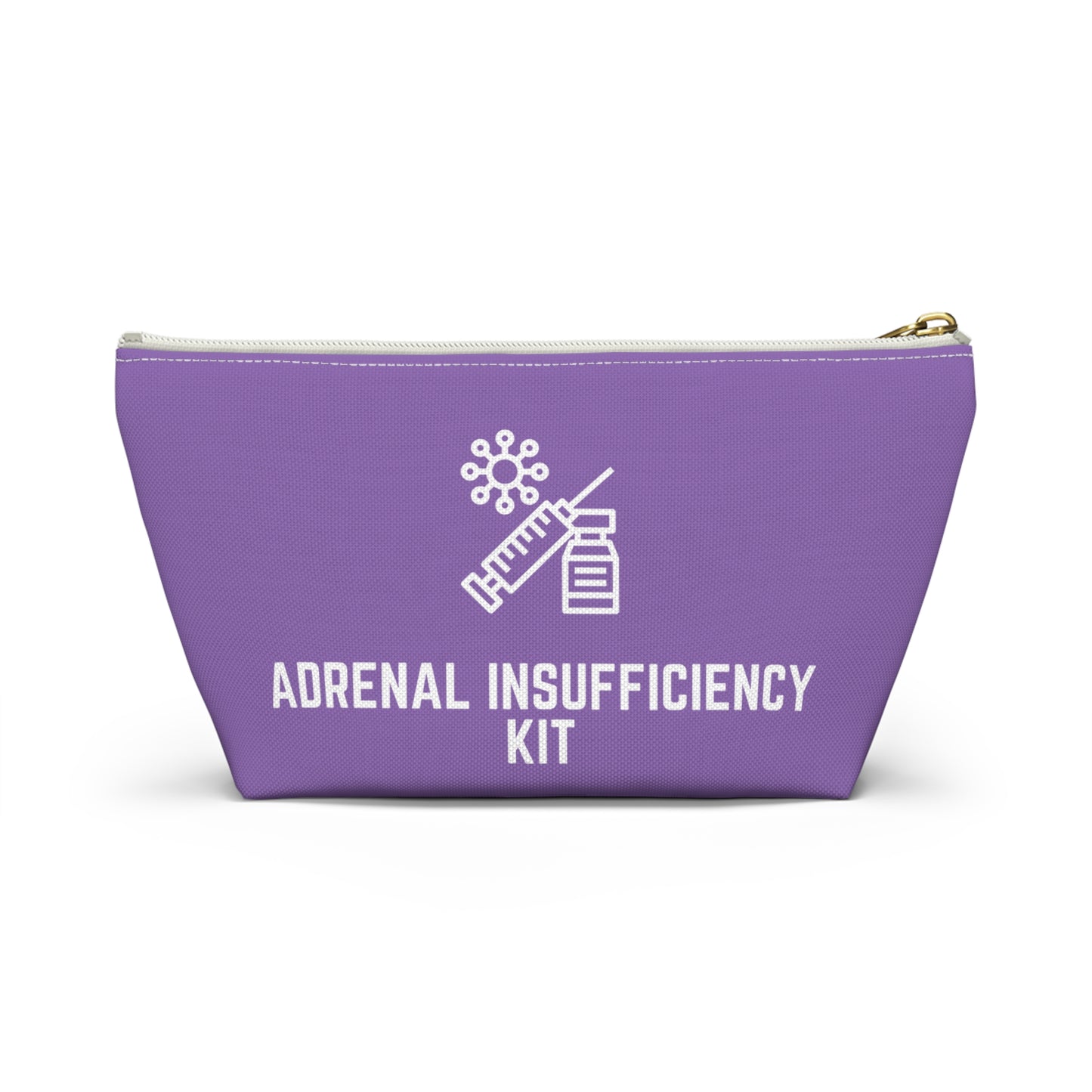 Personalized Adrenal Insufficiency Kit Pouch for Emergency Medication Storage Travel Organizer for Addisons Disease and Health Essentials