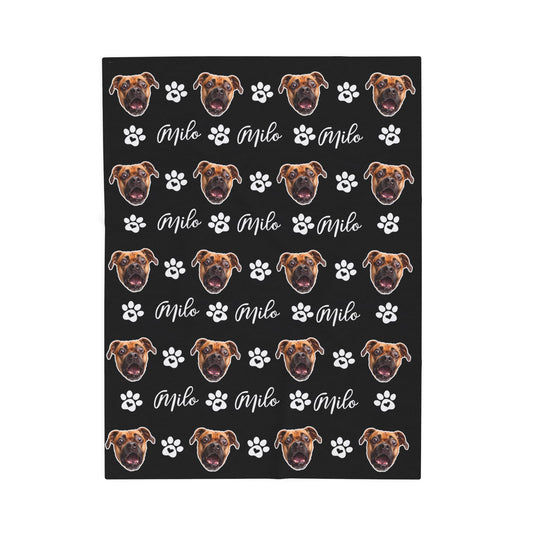 Custom Pet Blanket, Pet Photo Blanket, Custom Dog Blanket, Personalized Dog Blanket, Cat Picture Blanket, Dog Dad Gift, Pet Lover Gift