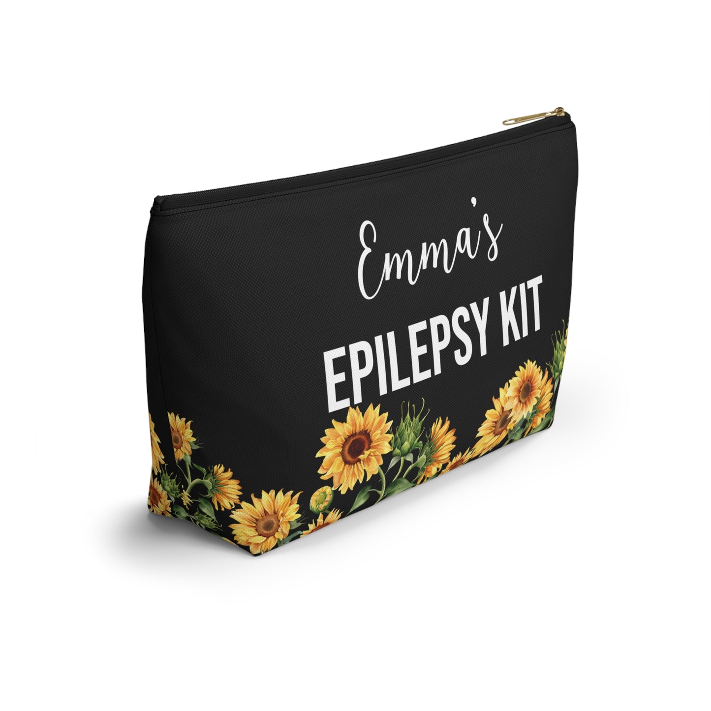 Epilepsy Kit Pouch for Emergency Meds and Daily Use Personalized Seizure Alert Bag for Medication Storage Travel and Medical Preparedness