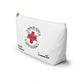 Personalized Medical Alert Seizure Disorder Emergency Meds Inside Accessory Pouch w T-bottom for Samantha