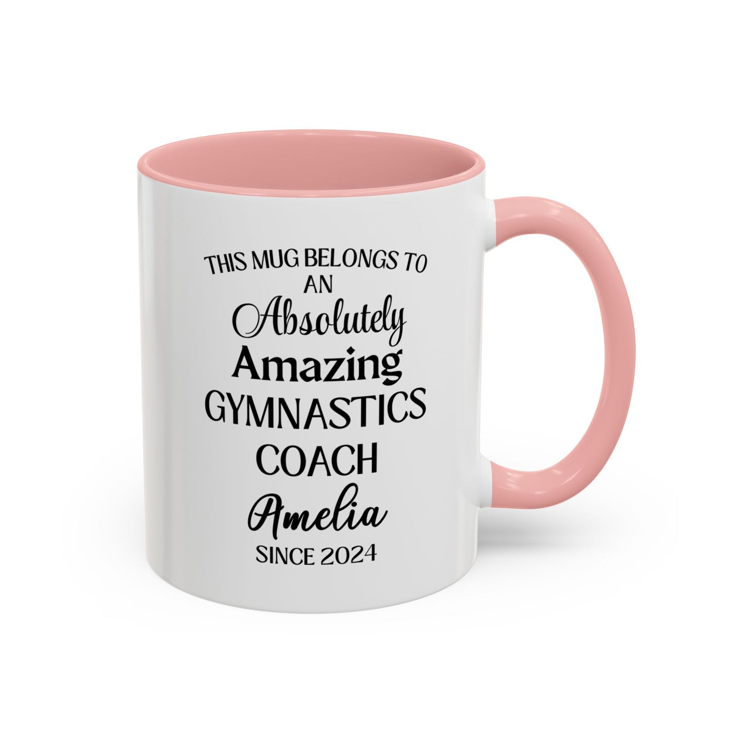 Custom Gymnastics Coach Mug, Funny Gym Coach Gift, Personalized Athlete Trainer Mug, Best Mentor Cup