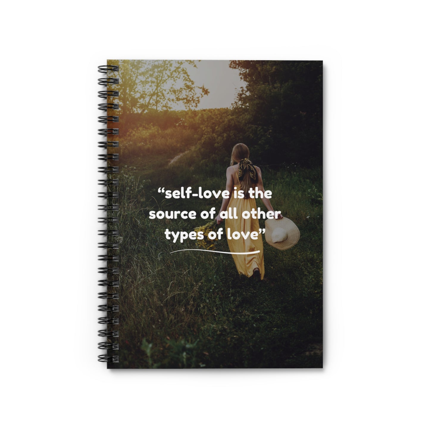Personalized Self Love Journal Book, Custom Affirmation Notebook, Mental Wellness Gift, Daily Reflection Journal, Name Mindfulness Book
