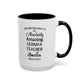 Custom German Teacher Mug, Funny Language Teacher Gift, Personalized German Mug, Danke Schön Cup, Classroom Gift