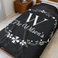 Custom Family Name Blanket, Last Name Blanket, Initials Blanket, Wedding Gift, Anniversary Gift, Housewarming Gift, Gift for Family