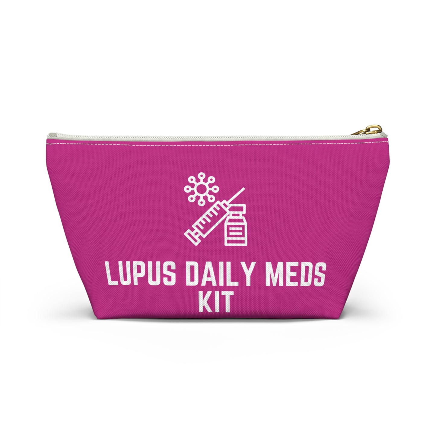 Personalized Lupus Daily Meds Kit Pouch for Medication Storage Travel Organizer for Chronic Illness Care and Health Essentials