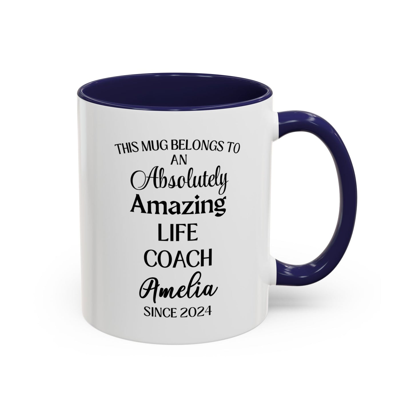 Custom Life Coach Mug, Funny Motivational Mentor Gift, Personalized Coach Mug, Empowerment Coffee Cup