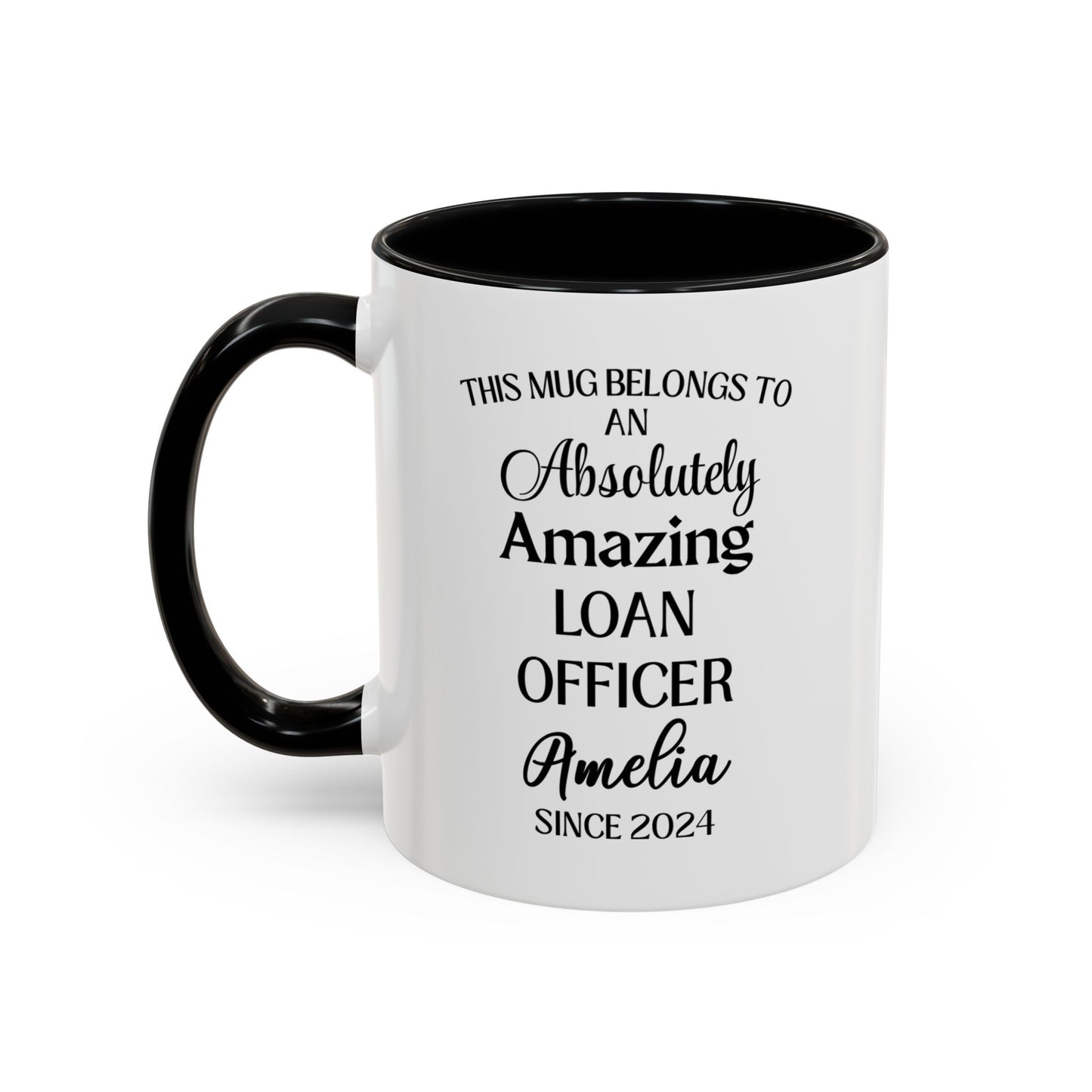 Personalized Loan Officer Coffee Mug, Funny Finance Gift, Custom Banker Cup, Mortgage Expert Gift, Customizable Coffee Mug
