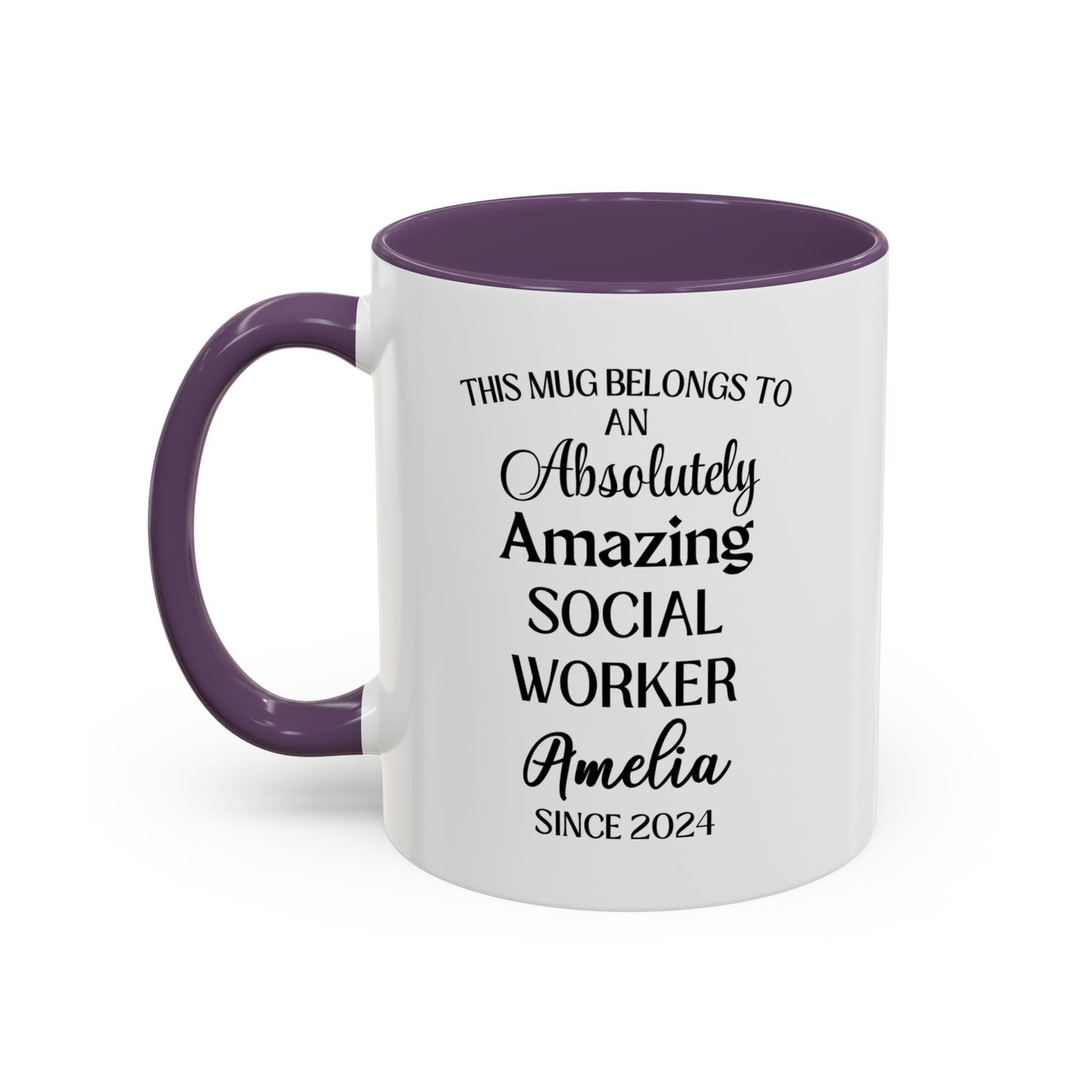Mug, Custom Social Worker Gift, Personalized Mental Health Cup, Appreciation Coffee, Funny Therapist, Social Work Graduation, Office Decor