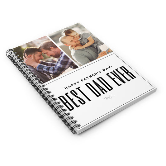 Personalized Dad and Son, Daughter Journal Book, Custom Memory Notebook, Gift for Dad from Kids, Fathers Day Gift, Name Keepsake Book