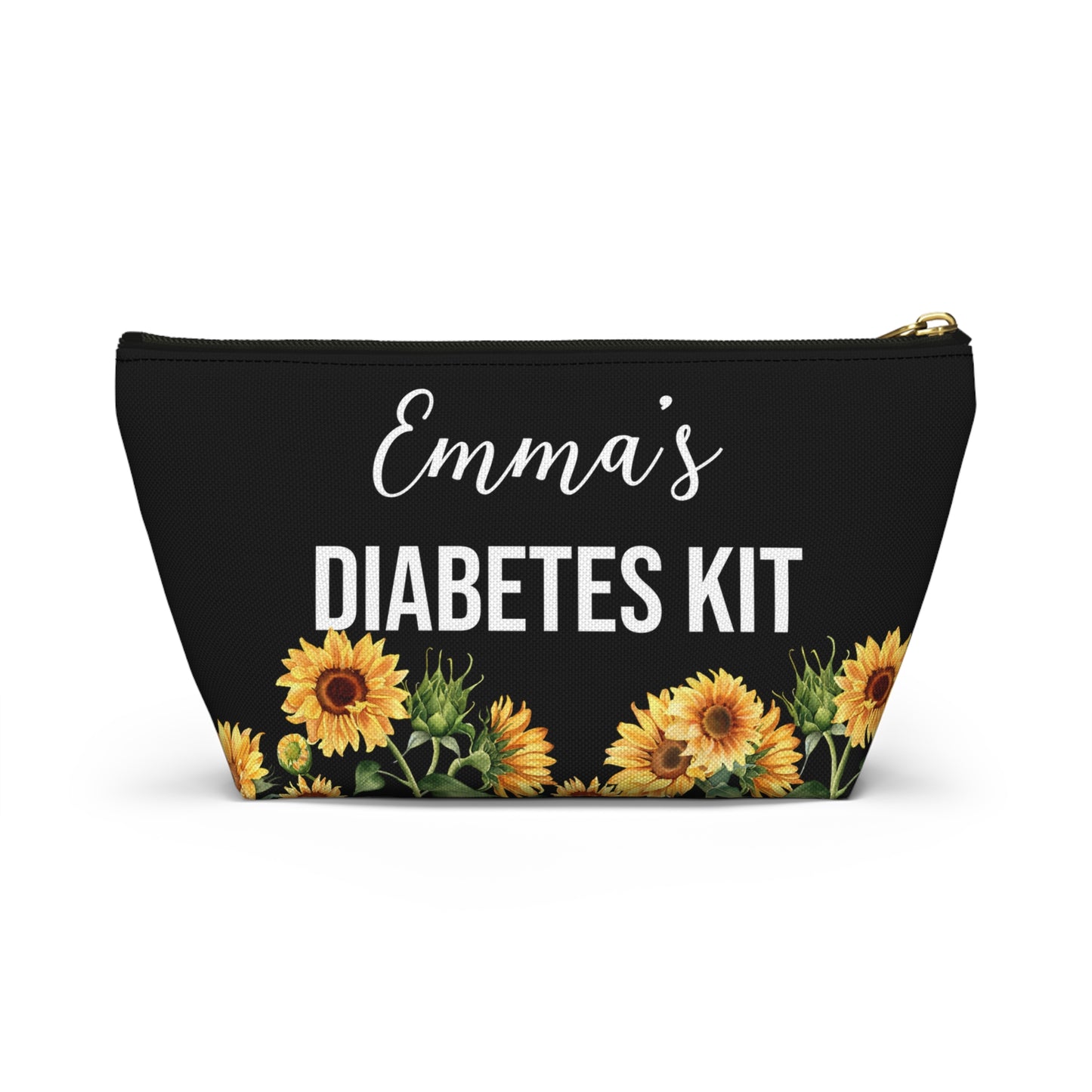 Diabetes Kit Pouch for Insulin Glucose Tabs and Supplies Personalized Medical Bag for Daily Use Travel or Emergency Diabetes Essentials
