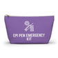 Personalized Epi Pen Emergency Kit Pouch for Allergy Medication Storage Travel Organizer for Anaphylaxis and Emergency Essentials