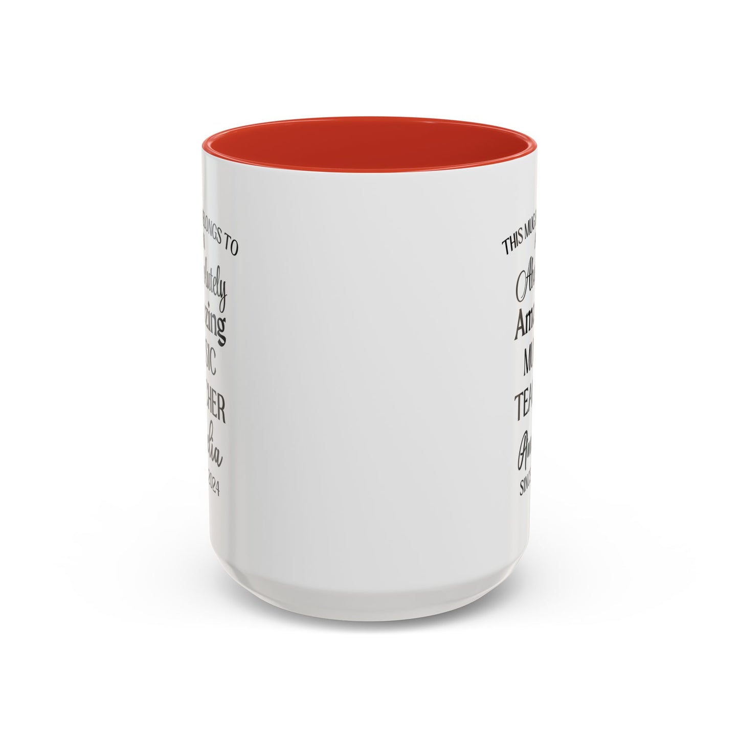 Music Teacher Mug, Personalized Coffee Cup, Custom Music Instructor Gift, Best Teacher Ever, Appreciation Mug, Funny Music Mug