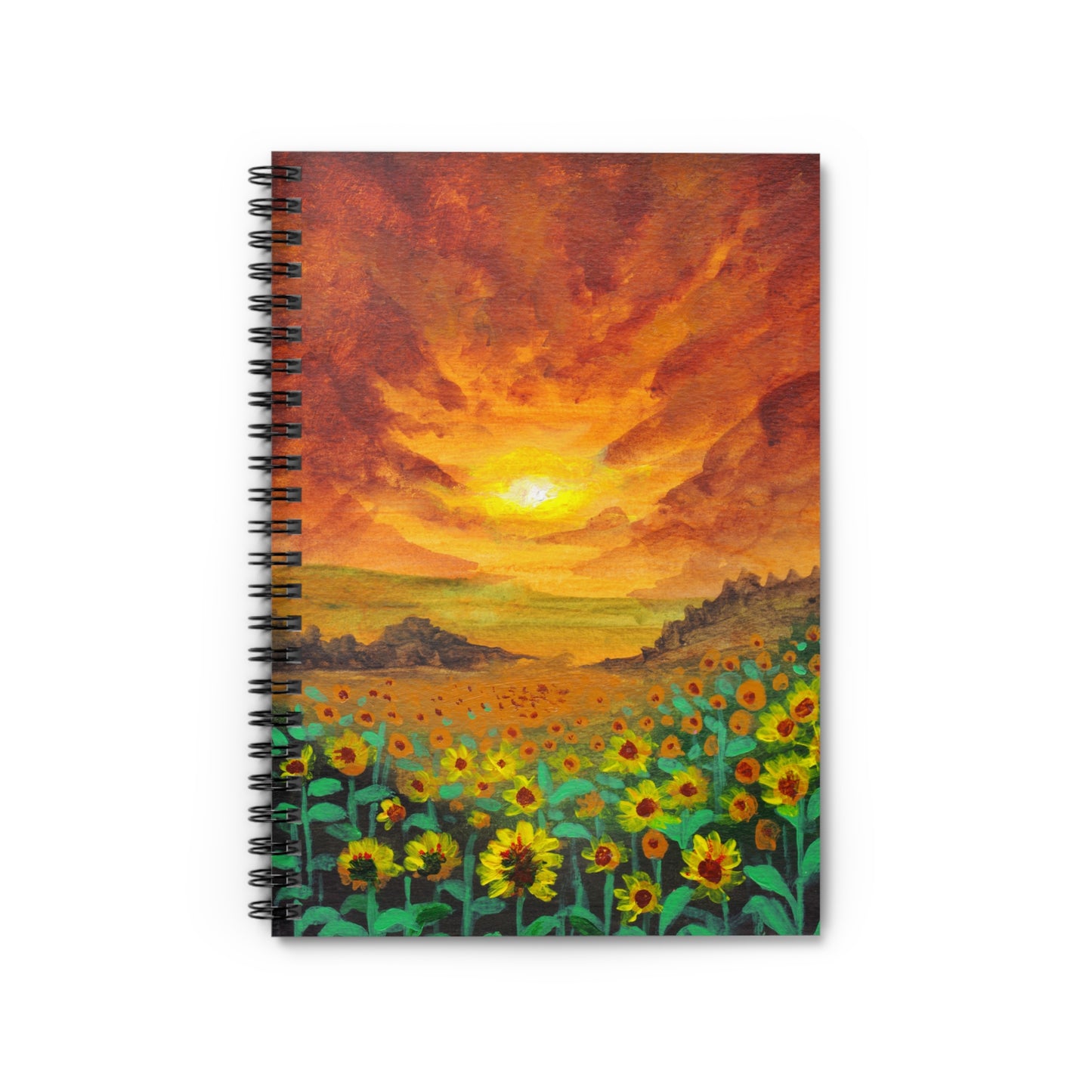 Personalized Flower Journal Book, Custom Floral Notebook with Name, Gift for Her, Cute Writing Journal, Garden Lover Gift, Memory Book