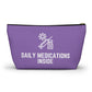 Personalized Daily Medications Inside Pouch for Organized Medication Storage Travel Organizer for Pills and Health Essentials