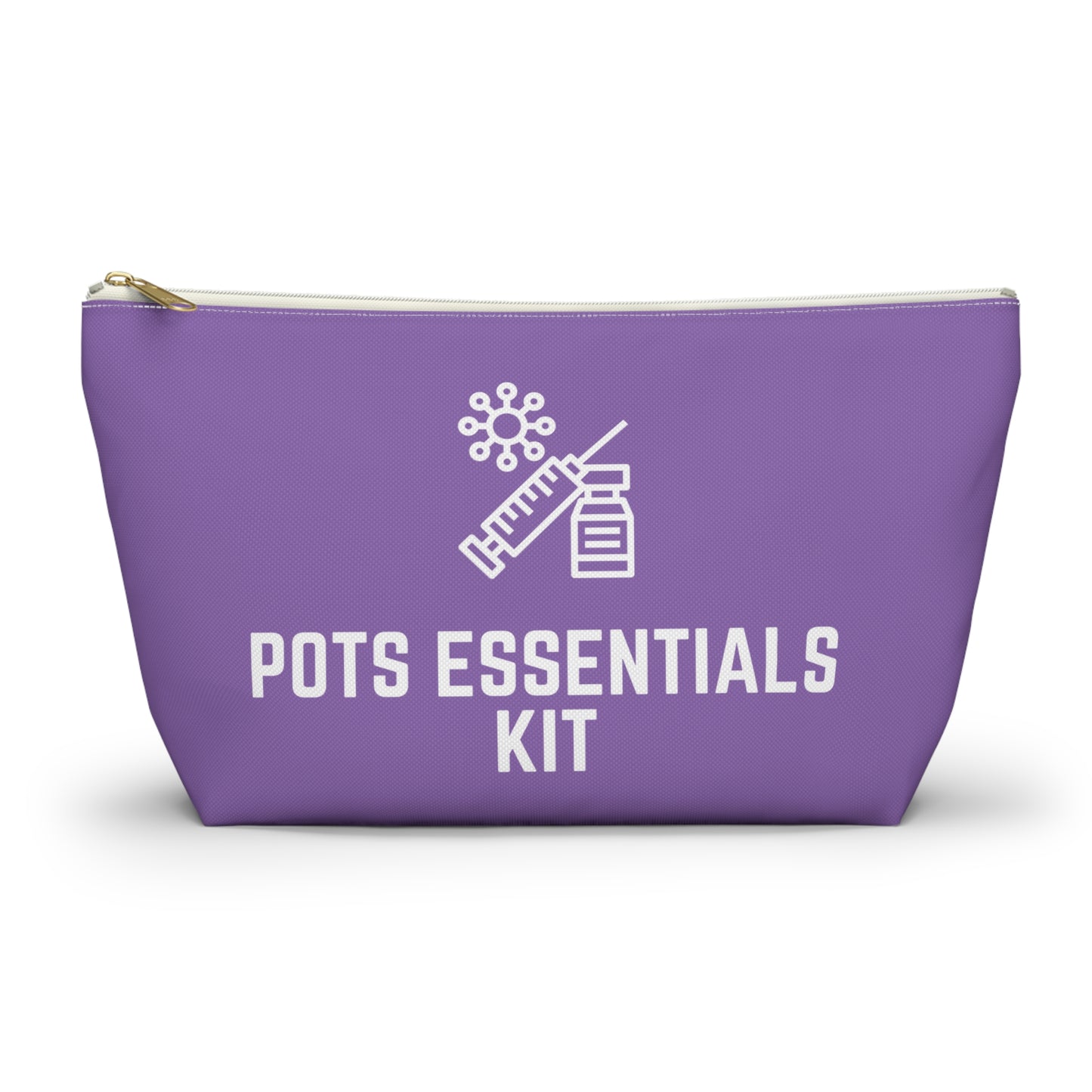 Personalized POTS Essentials Kit Pouch for Postural Orthostatic Tachycardia Supplies Travel Organizer for Daily Meds and Hydration
