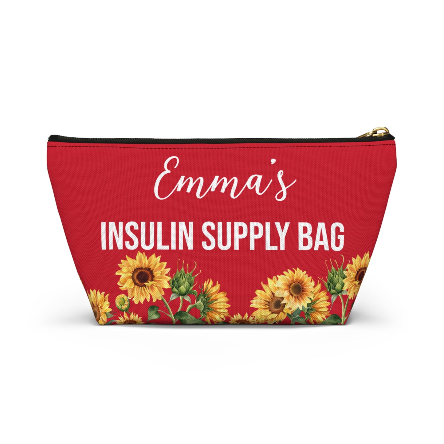 Insulin Supply Bag Medical Storage Pouch for Diabetes Supplies Insulin Pens and Accessories Organizer Personalized Travel Kit for Diabetics