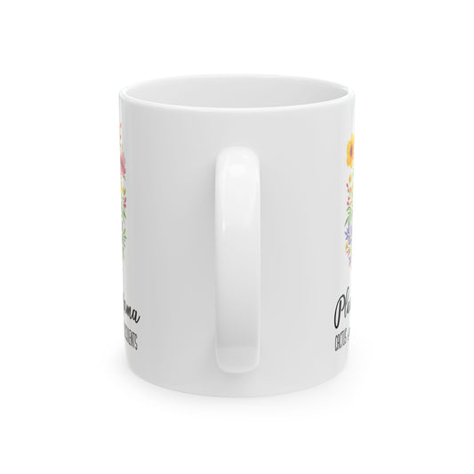 Plant Mama Mug 11oz 15oz Custom Coffee Cup for Plant Lovers Personalized Ceramic Mug Gift for Gardeners Houseplant or Nature Lovers