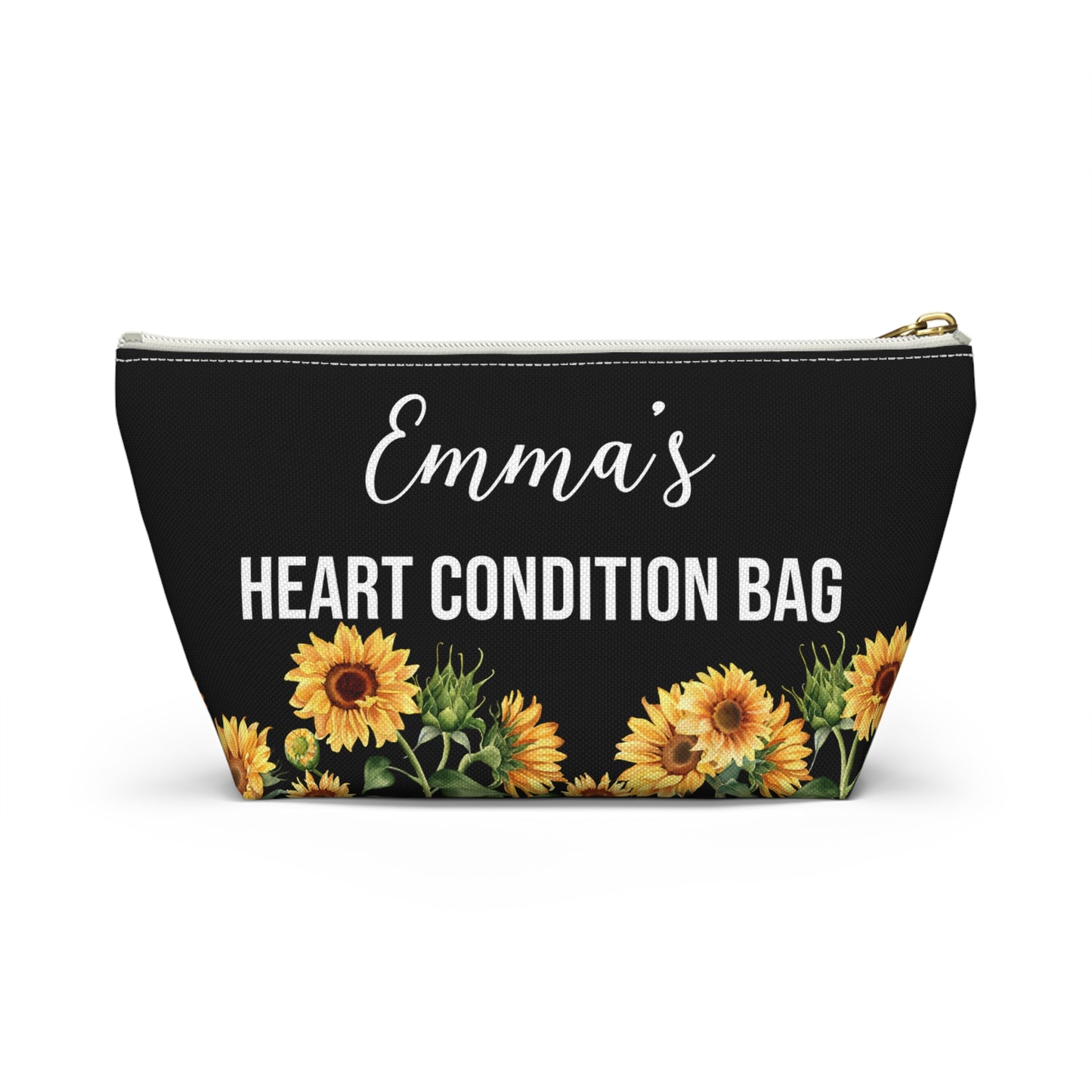 Heart Condition Bag for Emergency Meds Personalized Medical Alert Pouch for Heart Medications Travel Organizer for Daily Essentials