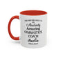 Custom Gymnastics Coach Mug, Funny Gym Coach Gift, Personalized Athlete Trainer Mug, Best Mentor Cup