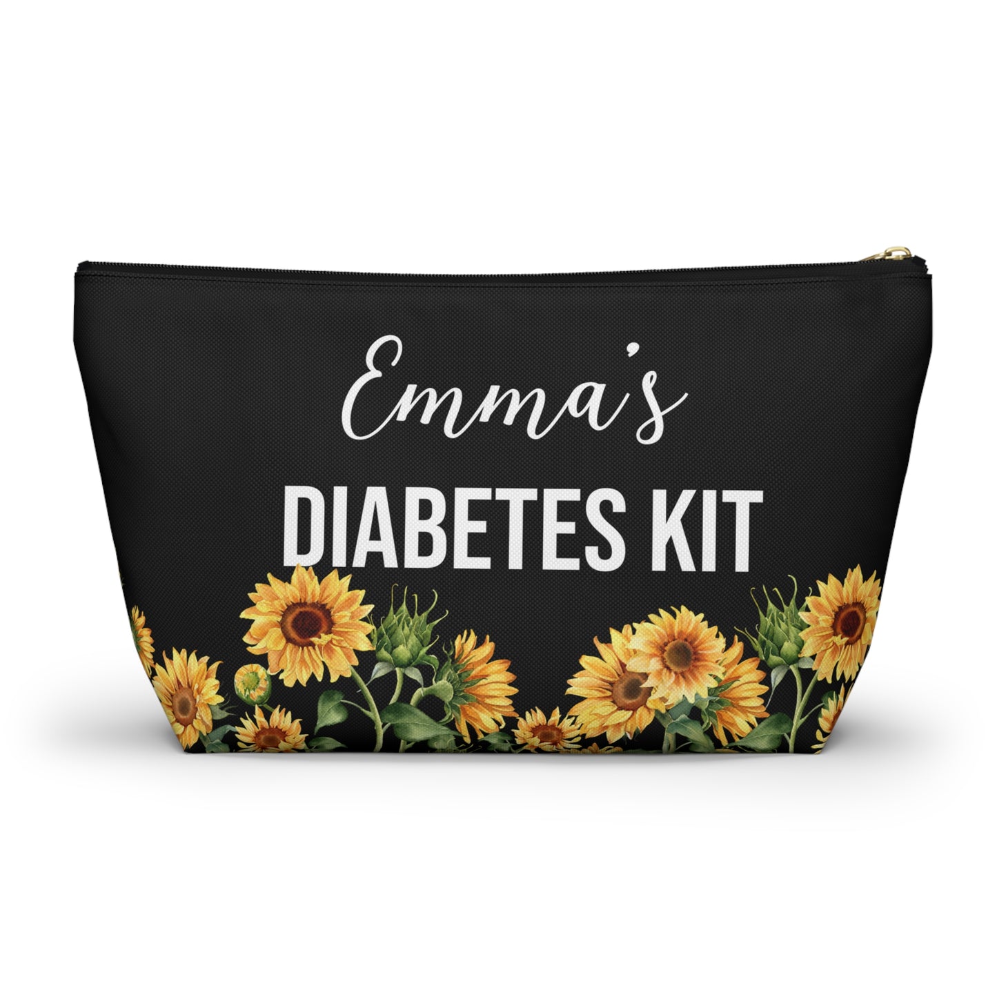 Diabetes Kit Pouch for Insulin Glucose Tabs and Supplies Personalized Medical Bag for Daily Use Travel or Emergency Diabetes Essentials