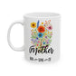Mother Mug 11oz 15oz Custom Coffee Cup Gift for Mom Birthday Present or Mothers Day Personalized Ceramic Mug for Her Daily Use