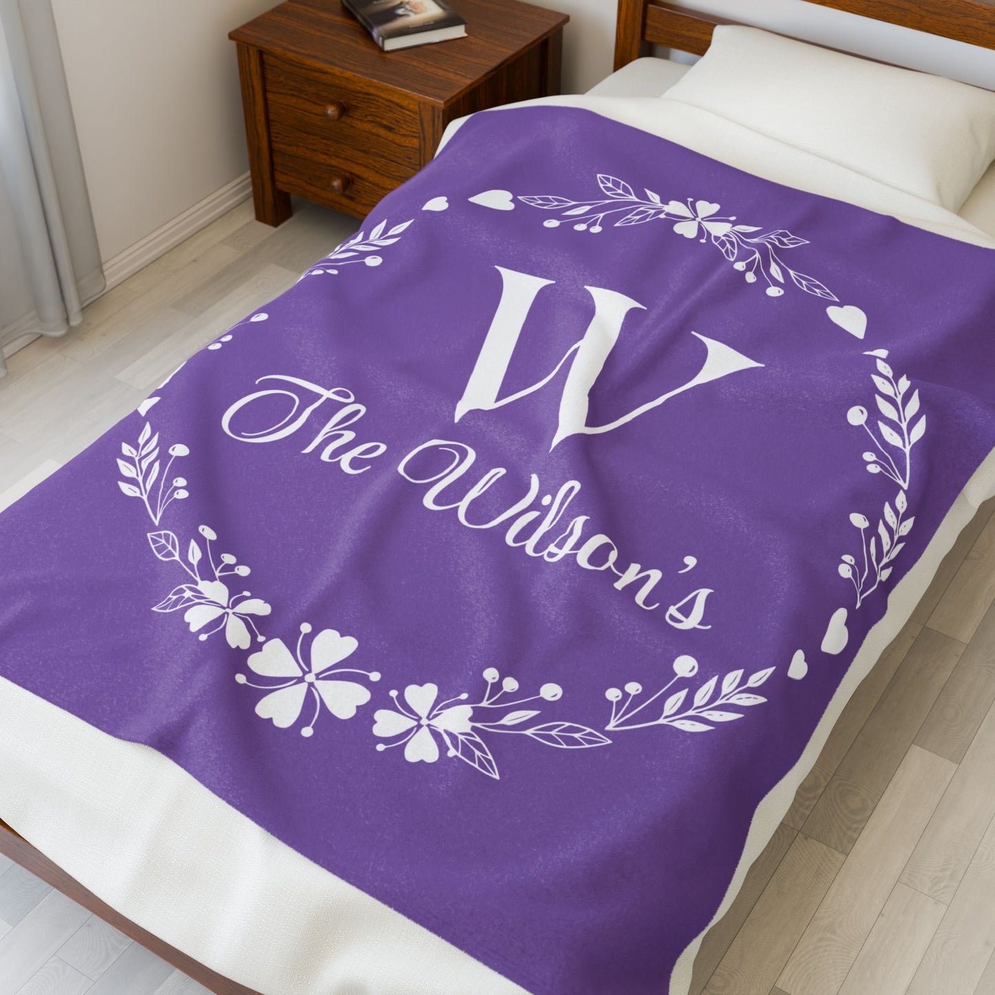 Custom Family Name Blanket, Last Name Blanket, Initials Blanket, Wedding Gift, Anniversary Gift, Housewarming Gift, Gift for Family