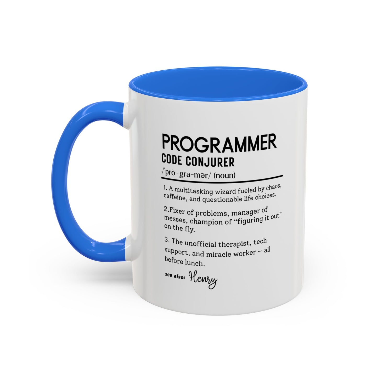 Custom Programmer Mug, Code Conjurer Dictionary Mug, Funny Software Developer Gift, Tech Coffee Cup, Colorful Mugs 11oz 15oz