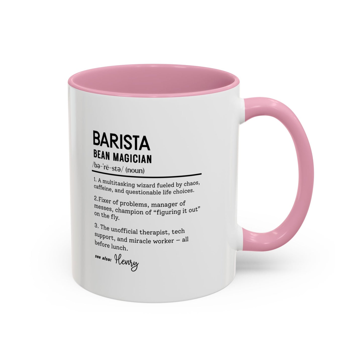 Funny Barista Mug, Bean Magician Gift, Coffee Shop Worker Mug, Espresso Lover Cup, Personalized Cafe Mug, Latte Artist Gift