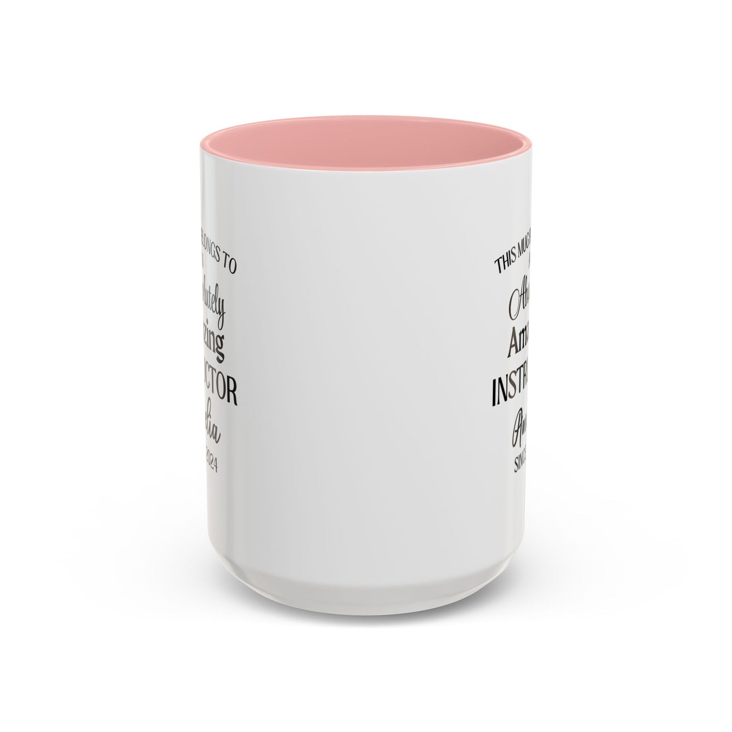 Custom Instructor Mug, Funny Teaching Gift, Personalized Educator Coffee Cup, Mentor Appreciation Mug