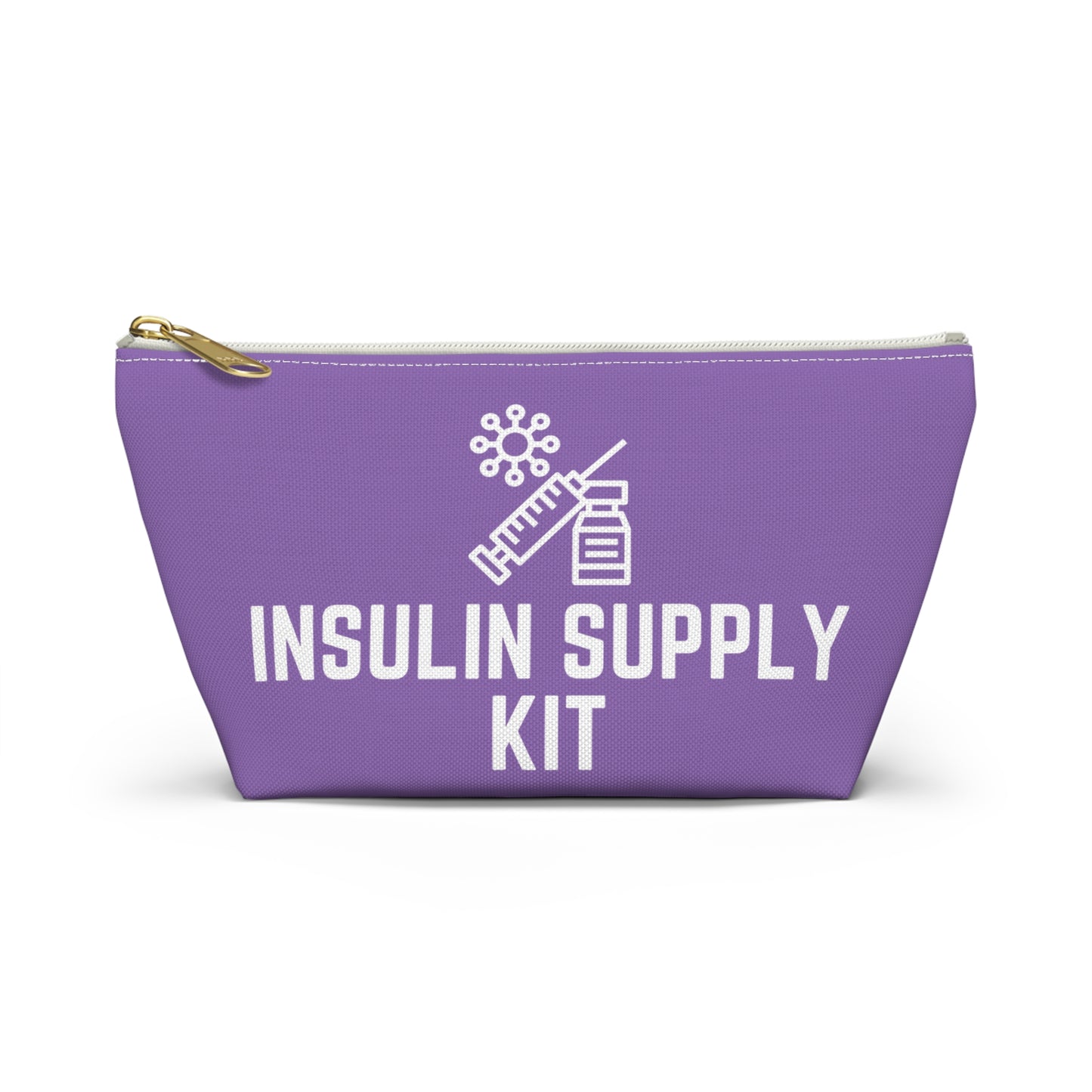 Personalized Insulin Supply Kit Pouch for Diabetes Medication Storage Travel Organizer for Insulin Pens Syringes and Supplies