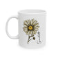 April Birth Flower Daisy Mug 11oz 15oz Custom Floral Coffee Cup Birthday Gift for Her Personalized Ceramic Spring Flower Mug
