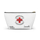 Personalized Medical Alert Seizure Disorder Emergency Meds Inside Accessory Pouch w T-bottom for Samantha