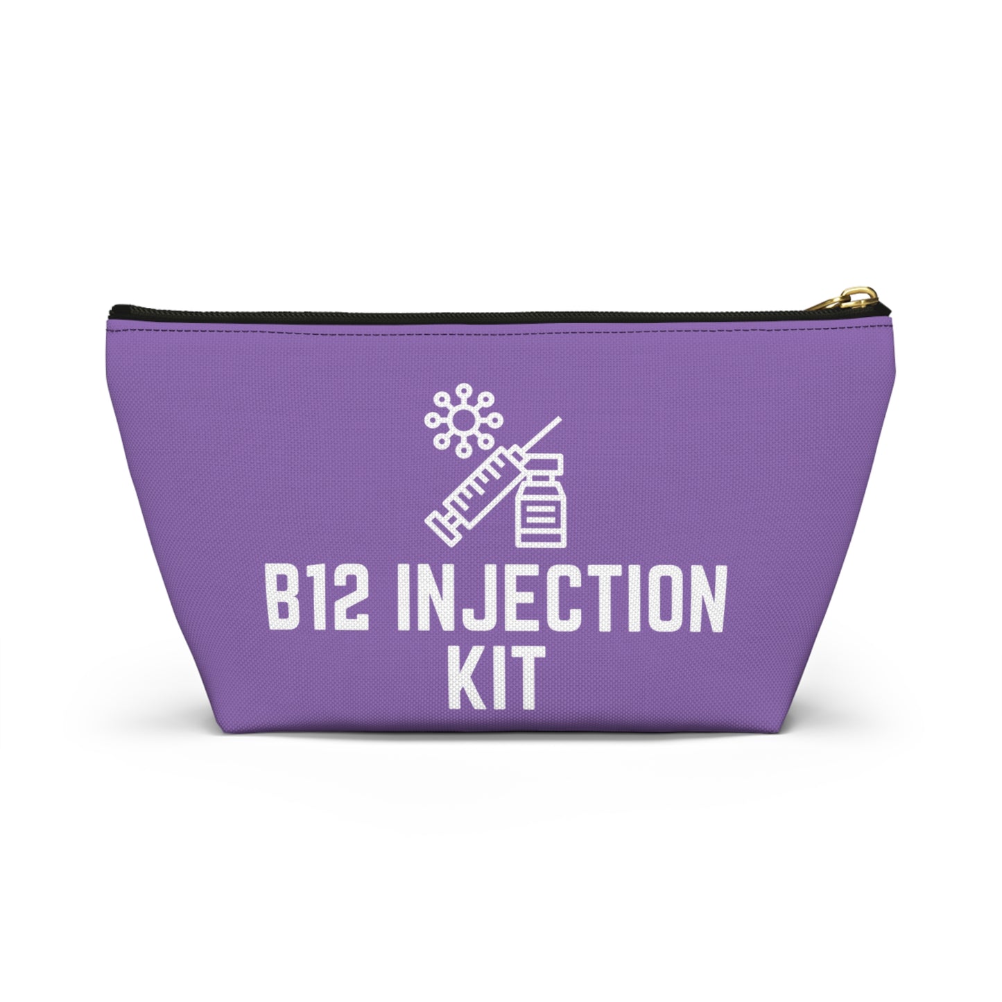 Personalized B12 Injection Kit Pouch for Vitamin B12 Storage Travel Organizer for Injection Supplies and Health Essentials