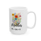 Personalized Mother NOAH SOPHIE ZOE Ceramic Mug (11oz, 15oz) - Glossy Finish, December Birthday Design