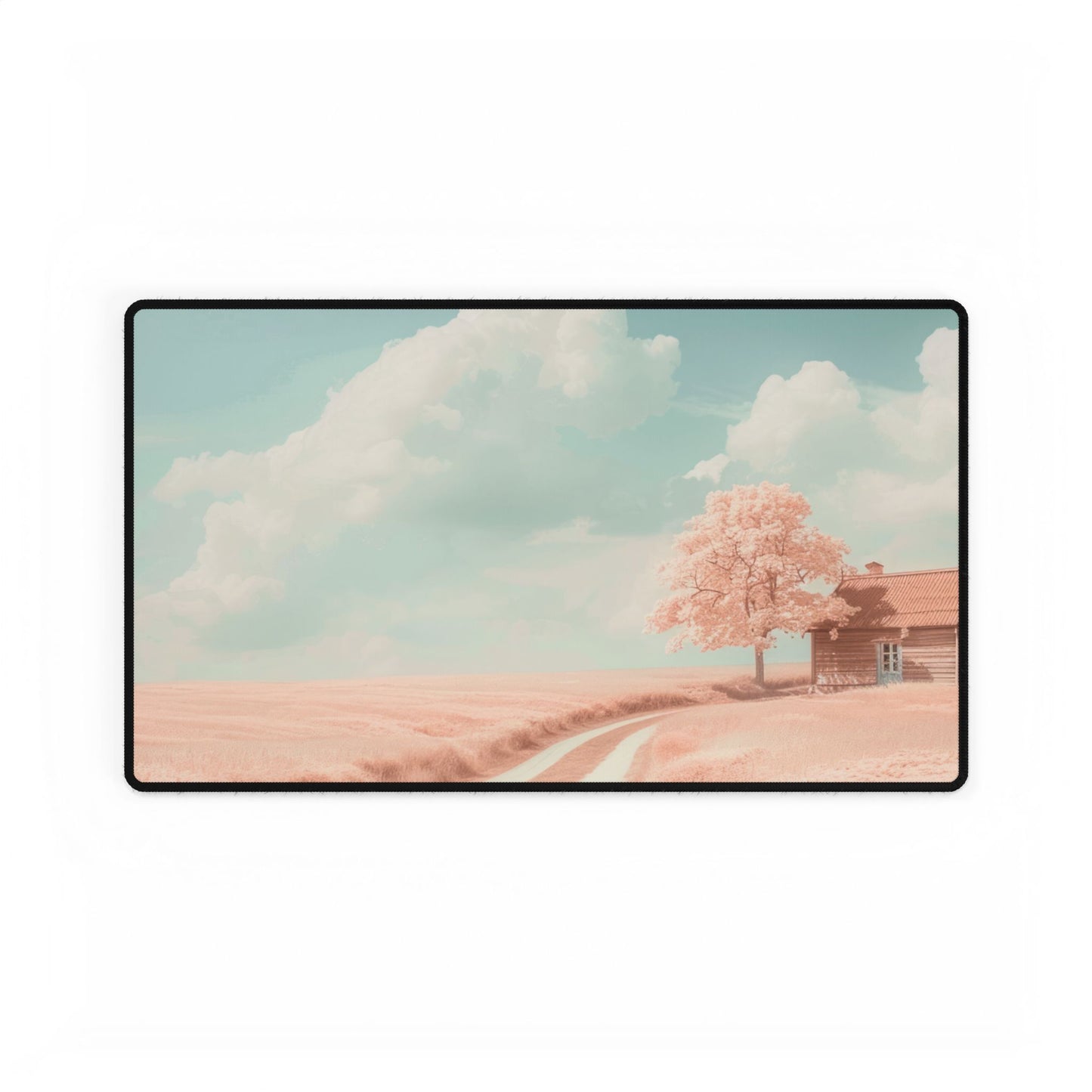 Dreamy Landscape Desk Mat - Aesthetic Office Decor, Personalized Workspace, Gift for Students, Home Office Essentials, NFT Inspired Design