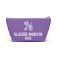 Personalized Glucose Monitor Bag for Diabetes Testing Kit Storage Travel Organizer for Glucometer Strips Lancets and Supplies