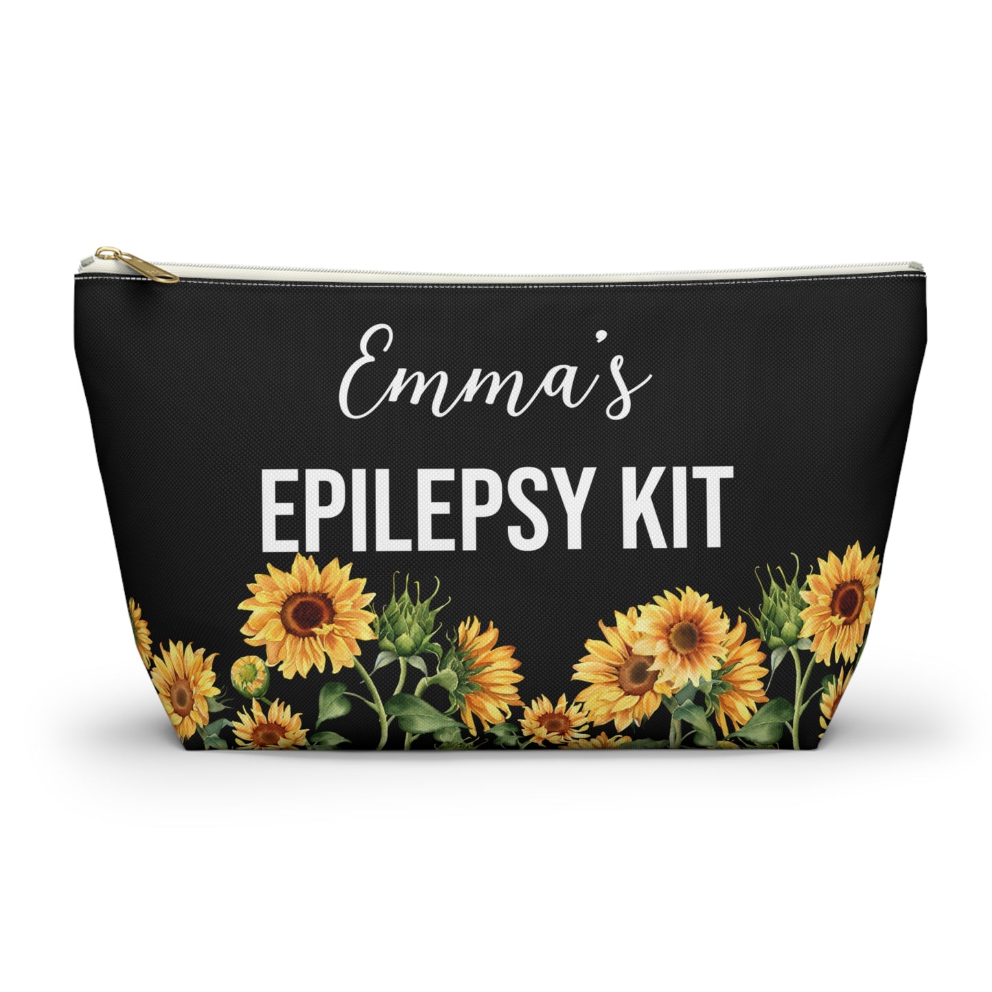 Epilepsy Kit Pouch for Emergency Meds and Daily Use Personalized Seizure Alert Bag for Medication Storage Travel and Medical Preparedness