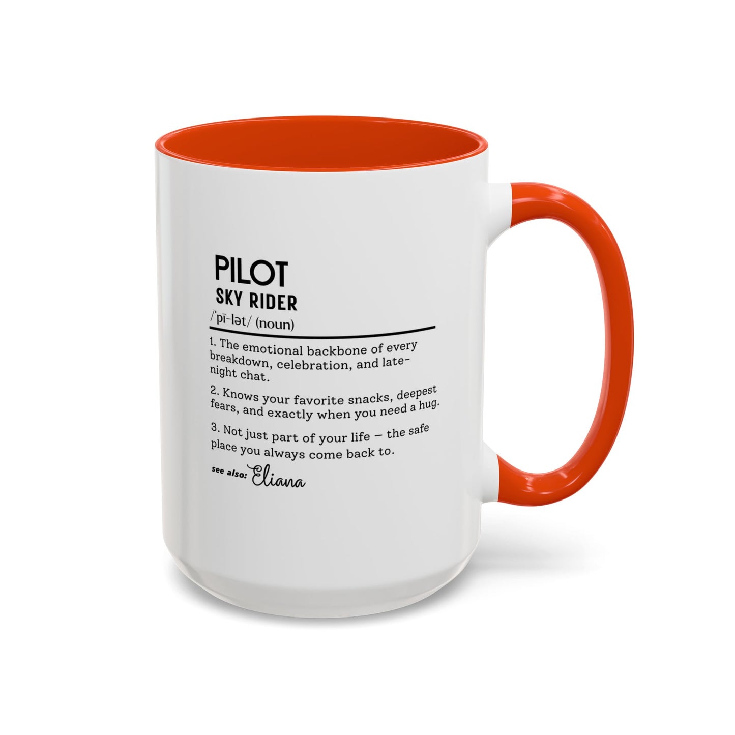 Aviation Pilot Dictionary Mug, Funny Sky Rider Gift, Personalized Coffee Cup, Colorful Mugs (11oz, 15oz), Aviation Gifts for Pilots,