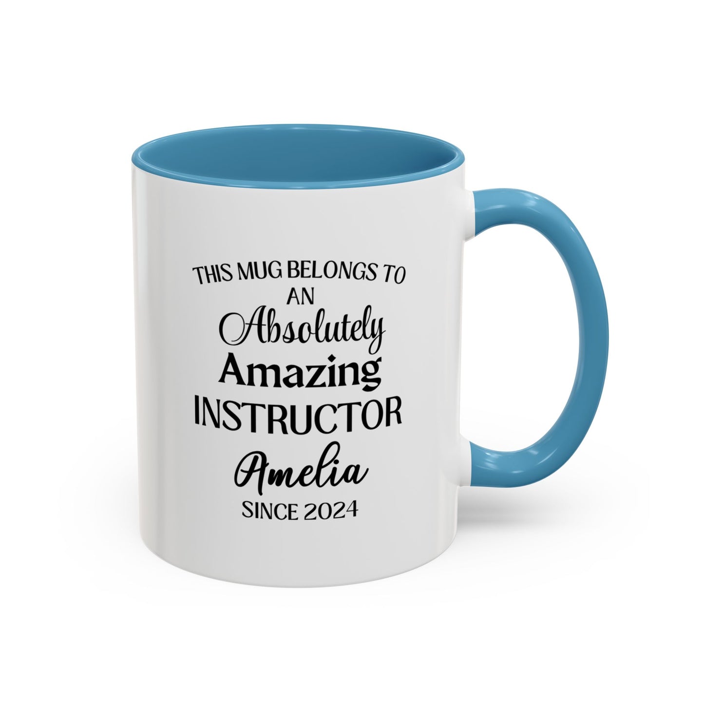 Custom Instructor Mug, Funny Teaching Gift, Personalized Educator Coffee Cup, Mentor Appreciation Mug