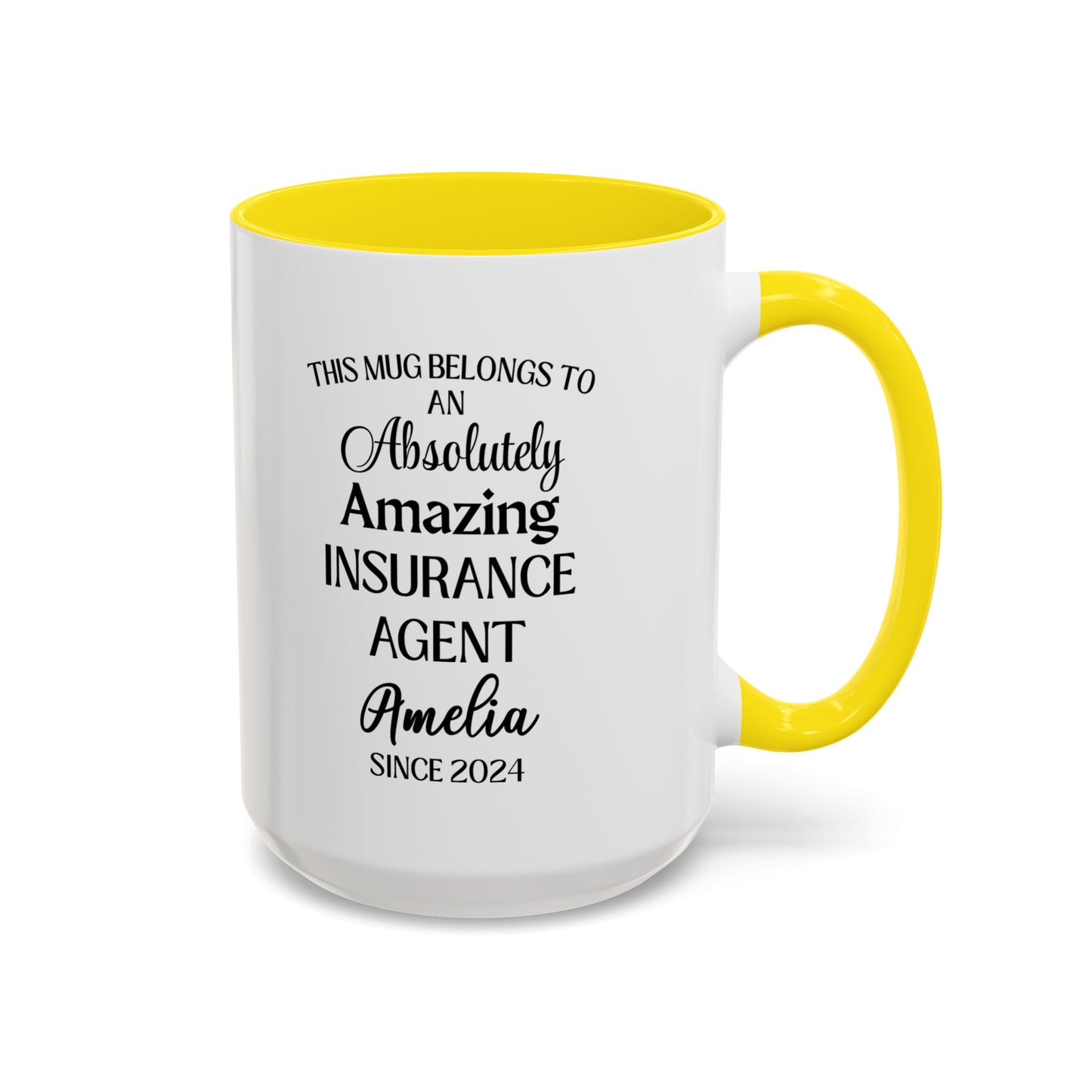 Custom Insurance Agent Mug, Funny Risk Manager Gift, Personalized Office Mug, Financial Advisor Coffee Cup