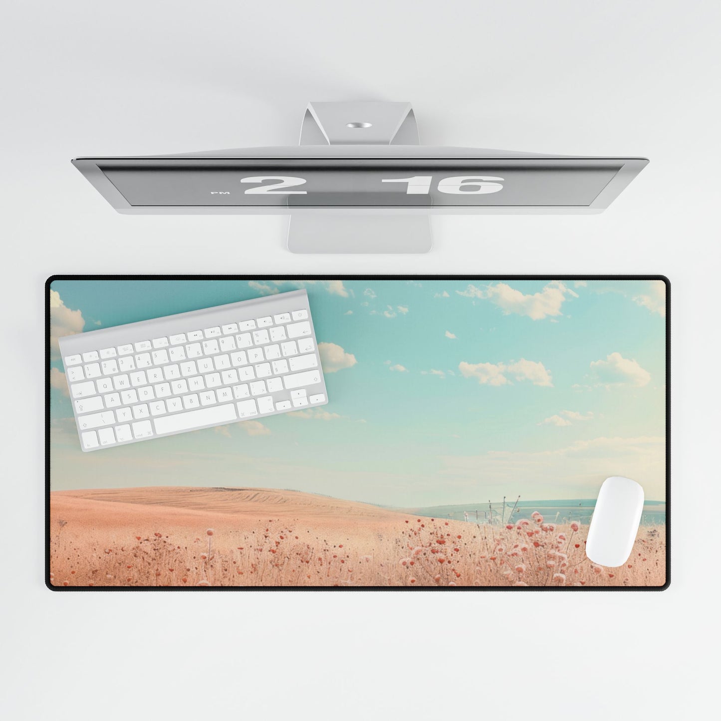 Serene Landscape Desk Mat - Perfect for Home Office, Gift for Remote Workers, Desk Accessories, Graduation, or Birthdays