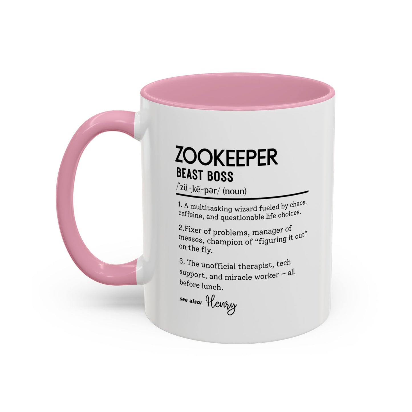 Zookeeper Mug, Funny Animal Keeper Gift, Beast Boss Coffee Mug, Wildlife Lover Mug, Personalized Zoo Gift, Colorful Mugs (11oz, 15oz)