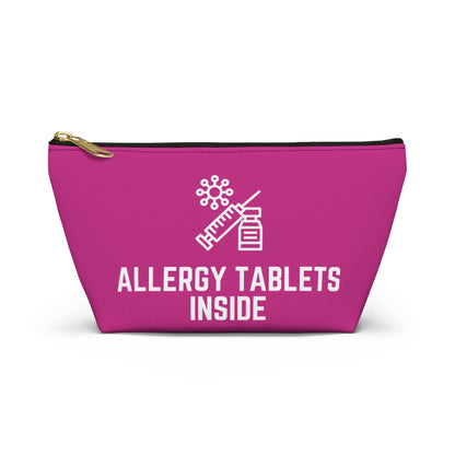 Personalized Allergy Tablets Inside Pouch for Medicine Storage Travel Organizer for Daily Allergy Relief and Emergency Essentials