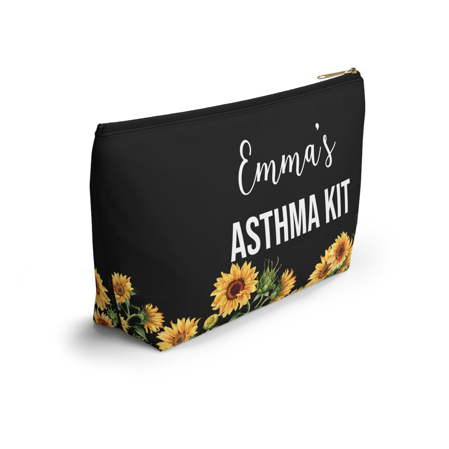 Personalized Asthma Kit Inhaler Bag for Emergency Medications Compact Travel Pouch for Kids or Adults with Asthma Essentials Inside