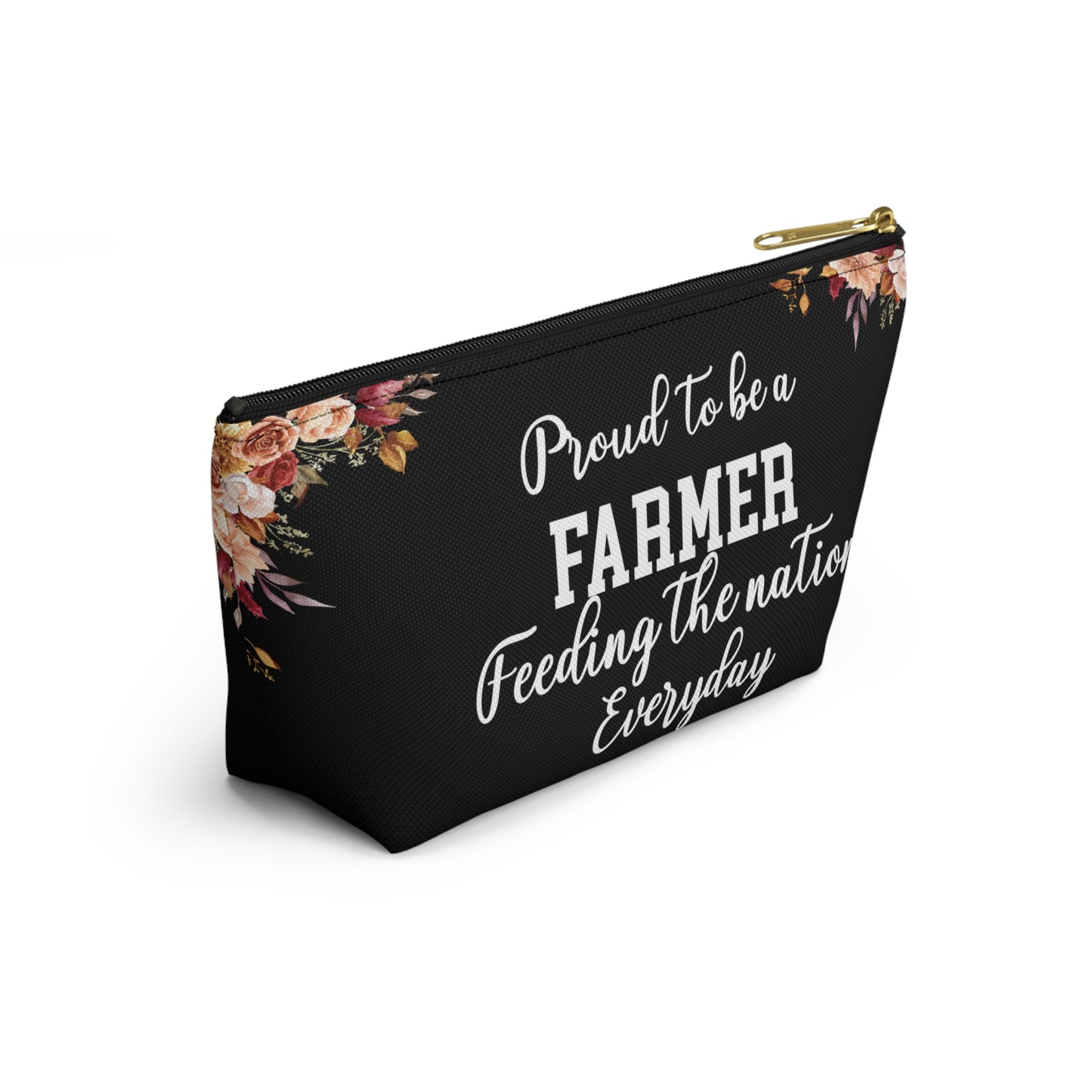 Farmer Essentials Pouch Gift For Farmers Farm Life Organizer Bag Rustic Travel Pouch Agriculture Lover Gift Cute Everyday Carry Zipper Case