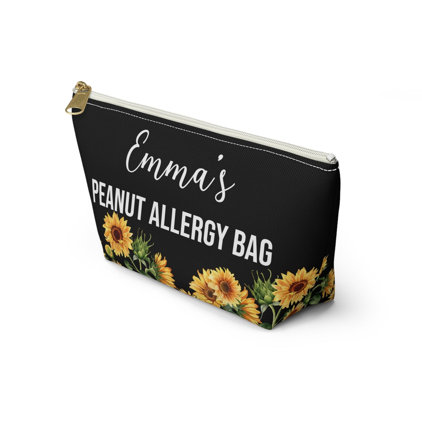 Peanut Allergy Bag Personalized Medical Alert Pouch for EpiPen and Meds Travel Emergency Kit for Severe Food Allergy Essentials