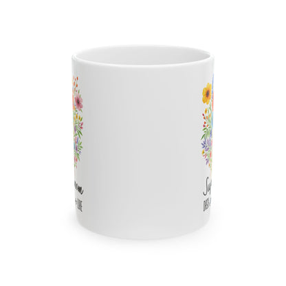 Supermom Mug 11oz 15oz Custom Coffee Cup Gift for Mom Birthday or Mothers Day Present Personalized Ceramic Mug for Super Hero Mom