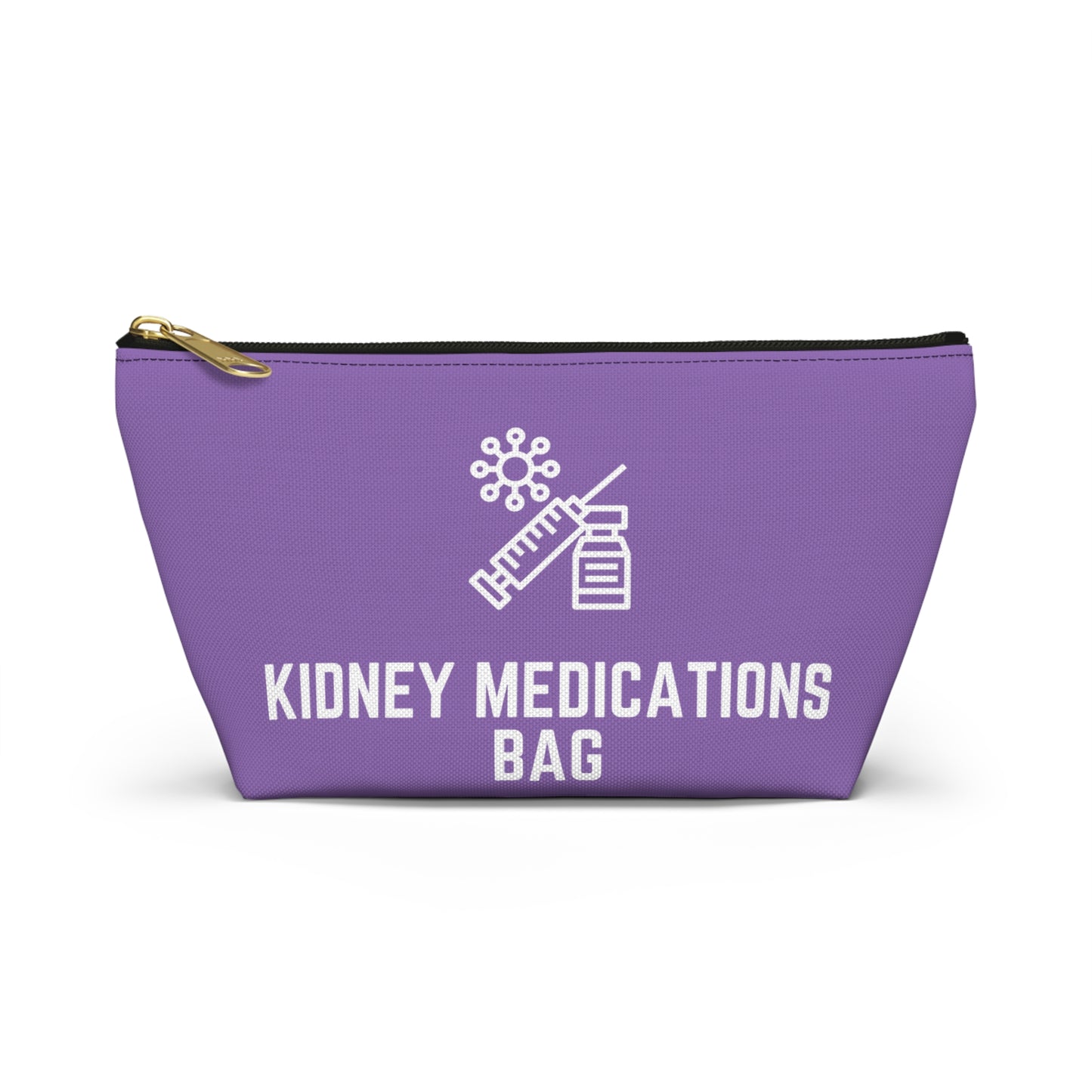 Personalized Kidney Medications Bag for Daily Pill Organizer Travel Case for Chronic Kidney Disease Supplies and Health Essentials