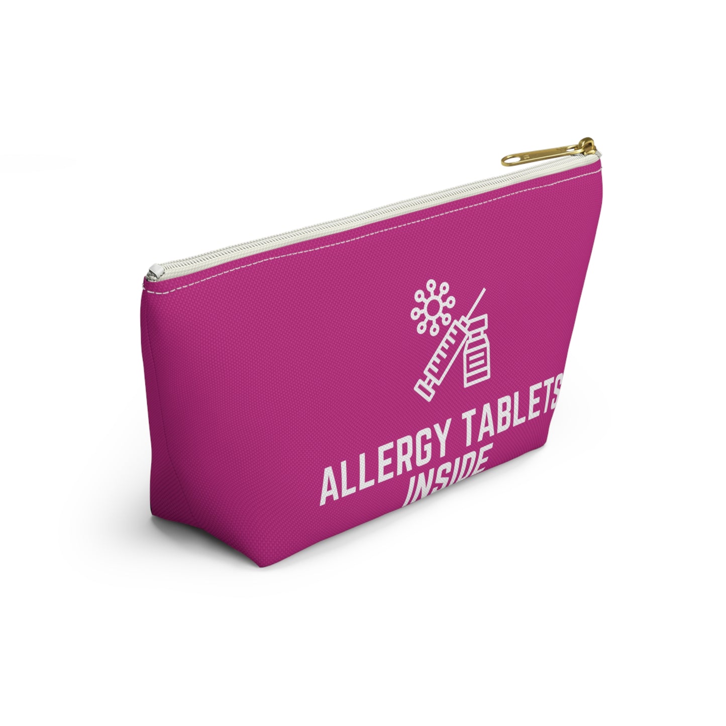 Personalized Allergy Tablets Inside Pouch for Medicine Storage Travel Organizer for Daily Allergy Relief and Emergency Essentials