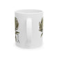 November Birth Flower Chrysanthemum Mug 11oz 15oz Personalized Floral Coffee Cup Birthday Gift for Her Ceramic Custom Name Mug